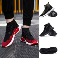 Fashion Men High Help Soft Sole Running Shoes Gym Shoes Socks Shoes